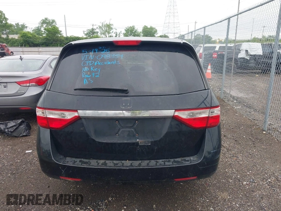 2011 Honda Odyssey EX с VIN 5FNRL5H41BB098334, выставлен на аукционе IAAI как лот 42319265 с пробегом 221 321 миль миль и . История ставок и продаж доступна на DreamBid. Изображение 16.