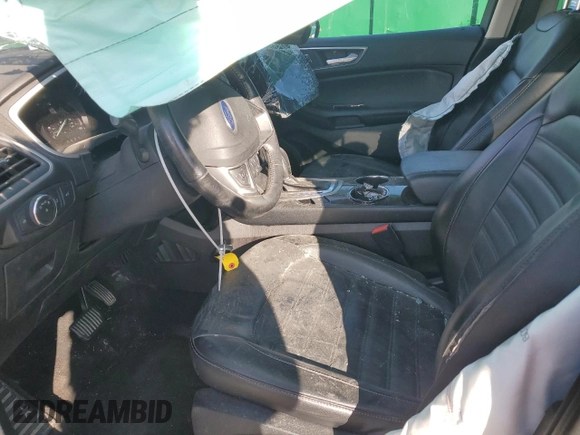 2017 Ford Edge SEL with VIN 2FMPK3J85HBC65372, listed as a Copart auction lot 89199355 with 128,816 mi miles and Salvage Title. Bid and sale history available at carsss.com. Image 7.