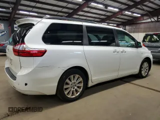 2016 Toyota Sienna Limited z VIN 5TDDK3DC1GS129633, wystawiony jako Copart lot #60228475 z przebiegiem 168 780 mil mil oraz Czysty tytuł • Clean title. Historia ofert i sprzedaży dostępna na DreamBid. Obrazek 3.