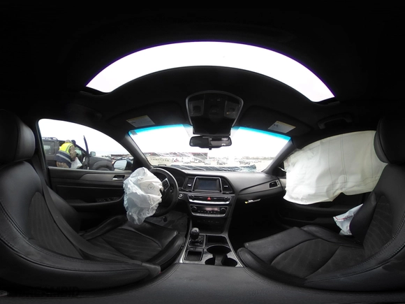 2019 Hyundai Sonata Sport with VIN 5NPE34AF0KH771734, listed as a IAAI auction lot 41277557 with 58,092 mi miles. Bid and sale history available at carsss.com. Image 18.