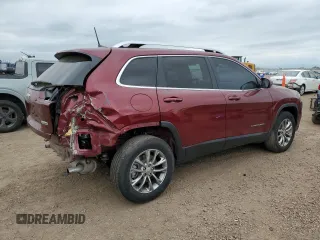 2021 Jeep Cherokee Latitude Lux z VIN 1C4PJMMX8MD166792, wystawiony jako Copart lot #62931925 z przebiegiem 21 669 mil mil oraz Szkoda całkowita • Salvage title. Historia ofert i sprzedaży dostępna na DreamBid. Obrazek 3.