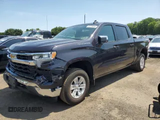 2024 Chevrolet Silverado 1500 LT z VIN 2GCUDDED0R1155190, wystawiony jako Copart lot #57274935 z przebiegiem 74 927 mil mil oraz Szkoda całkowita • Salvage title. Historia ofert i sprzedaży dostępna na DreamBid. Obrazek 1.