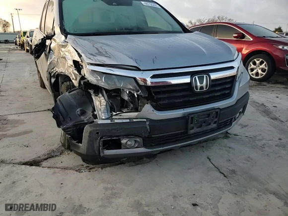 2017 Honda Ridgeline RTL-E with VIN 5FPYK3F72HB039695, listed as a Copart auction lot 48750495 with 123,910 mi miles and Salvage Title. Bid and sale history available at carsss.com. Image 10.