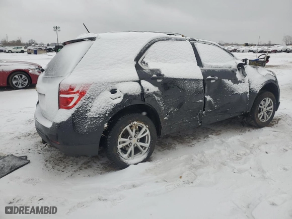 2017 Chevrolet Equinox LT with VIN 2GNALCEKXH1617372, listed as a Copart auction lot 45141145 with 129,166 mi miles and Salvage Title. Bid and sale history available at carsss.com. Image 3.