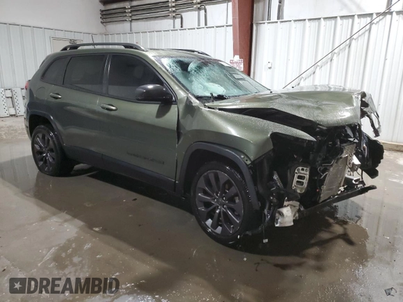 2021 Jeep Cherokee 80th Anniversary with VIN 1C4PJMMX7MD122184, listed as a Copart auction lot 44356835 with 69,297 mi miles and Clean title. Bid and sale history available at DreamBid. Image 4.