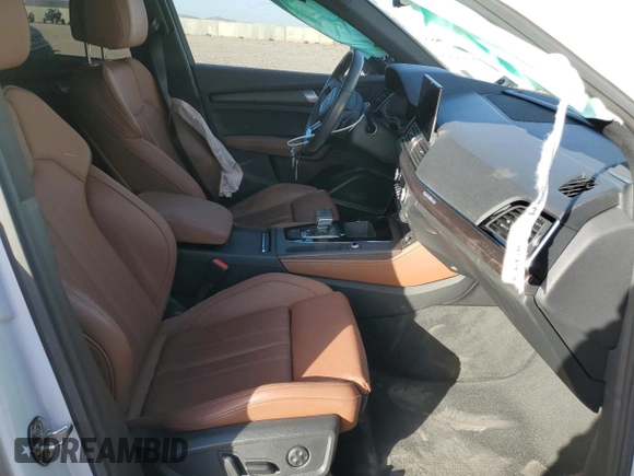 2021 Audi Q5 Prestige with VIN WA1CAAFY5M2038289, listed as a Copart auction lot 87696075 with 45,265 mi miles and Salvage Title. Bid and sale history available at carsss.com. Image 7.