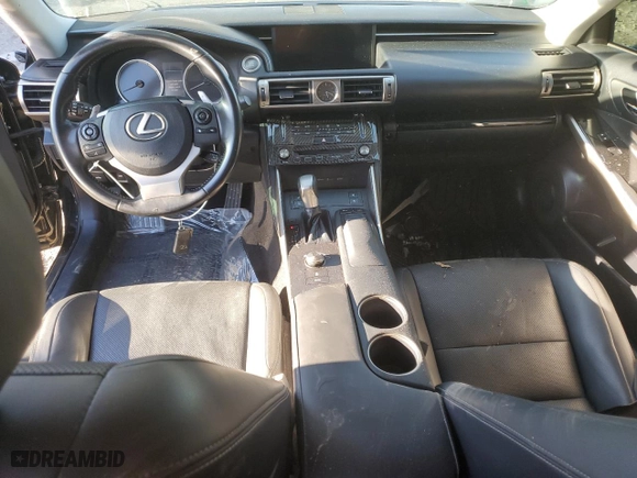 2015 Lexus IS 350 with VIN JTHCE1D23F5007504, listed as a Copart auction lot 89000725 with 146,824 mi miles and Salvage Title. Bid and sale history available at carsss.com. Image 8.
