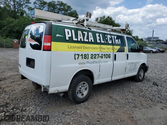 2016 Chevrolet Express Cargo with VIN 1GCWGAFF0G1228866, listed as a Copart auction lot 65495695 with 71,593 mi miles and Salvage title. Bid and sale history available at DreamBid. Image 3.