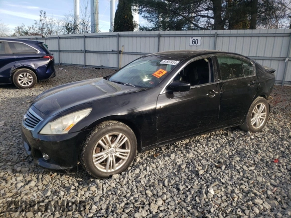 2012 Infiniti G25 x with VIN JN1DV6AR2CM860968, listed as a Copart auction lot 81557454 with 165,239 mi miles and Salvage Title. Bid and sale history available at DreamBid. Image 1.