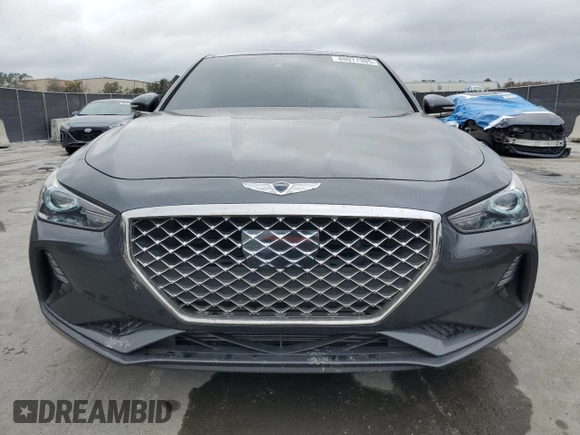2020 Genesis G70 3.3T with VIN KMTG54LE8LU048052, listed as a Copart auction lot 88071305 with 42,502 mi miles and Salvage Title. Bid and sale history available at DreamBid. Image 5.