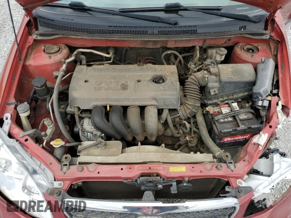 2005 Toyota Corolla CE with VIN 2T1BR32E85C343094, listed as a Copart auction lot 52525465 with Not Provided miles and Salvage Title. Bid and sale history available at DreamBid. Image 12.