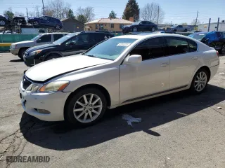 2006 Lexus GS 300 with VIN JTHCH96S360010600, listed as a Copart auction lot 52204375 with 154,920 mi miles and Salvage Title. Bid and sale history available at carsss.com. Image 1.
