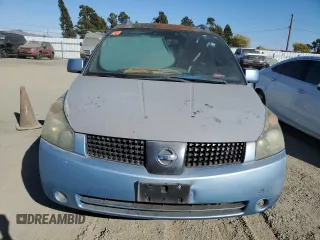 2004 Nissan Quest S with VIN 5N1BV28U54N318133, listed as a Copart auction lot 72551014 with 0 mi miles and Salvage Title. Bid and sale history available at carsss.com. Image 5.