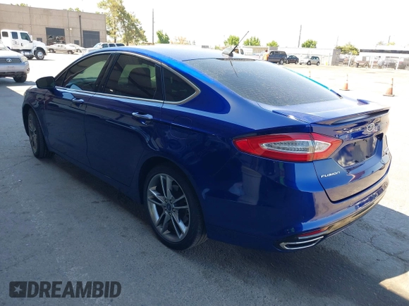 2016 Ford Fusion Titanium with VIN 3FA6P0K96GR357006, listed as a IAAI auction lot 39820940 with 24,898 mi miles. Bid and sale history available at carsss.com. Image 3.