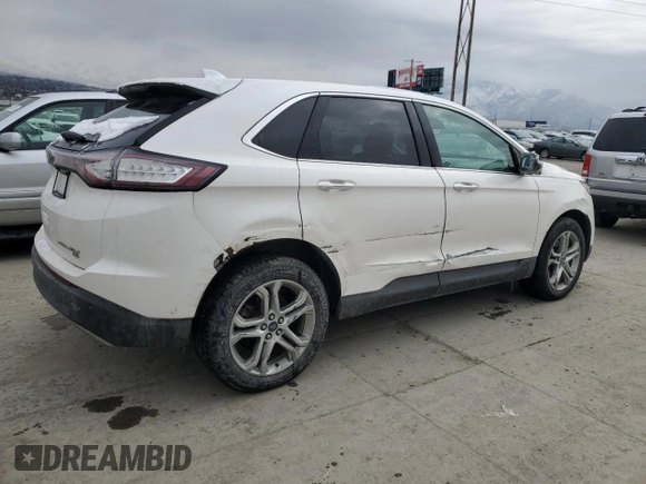 2017 Ford Edge Titanium z VIN 2FMPK4K80HBB69248, wystawiony jako Copart lot #87842685 z przebiegiem 210 209 mil mil oraz Szkoda całkowita • Salvage title. Historia ofert i sprzedaży dostępna na DreamBid. Obrazek 3.