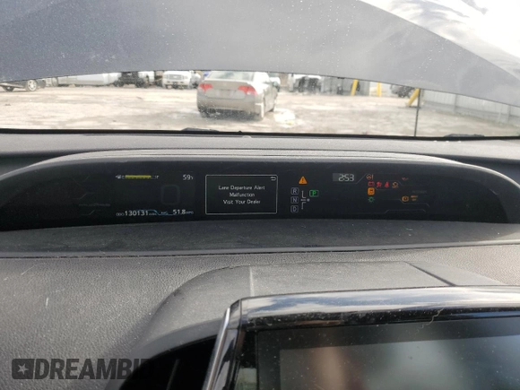 2017 Toyota Prius Plus with VIN JTDKARFP7H3047745, listed as a Copart auction lot 42968605 with 130,131 mi miles and Salvage title. Bid and sale history available at DreamBid. Image 9.