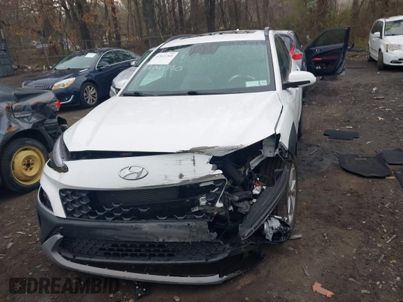2022 Hyundai Kona SEL with VIN KM8K3CAB2NU858308, listed as a IAAI auction lot 42021360 with 17,894 mi miles and . Bid and sale history available at DreamBid. Image 11.
