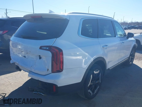 2023 Kia Telluride S with VIN 5XYP6DGCXPG347098, listed as a IAAI auction lot 41785572 with 20,821 mi miles and . Bid and sale history available at carsss.com. Image 4.