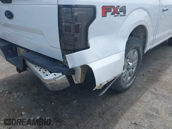 2018 Ford F-150 XL with VIN 1FTEW1E50JKC91068, listed as a IAAI auction lot 42221345 with 135,095 mi miles and . Bid and sale history available at DreamBid. Image 18.