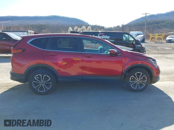 2020 Honda CR-V EX with VIN 2HKRW2H52LH667547, listed as a IAAI auction lot 41839762 with 34,933 mi miles. Bid and sale history available at carsss.com. Image 13.