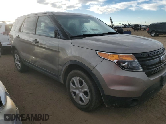 2013 Ford Utility Police Interceptor with VIN 1FM5K8AR4DGC16888, listed as a Copart auction lot 76956344 with 122,918 mi miles and Salvage Title. Bid and sale history available at carsss.com. Image 4.