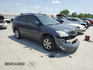 2007 Lexus RX 350 with VIN 2T2HK31U77C024338, listed as a Copart auction lot 59391825 with 196,238 mi miles and Salvage title. Bid and sale history available at DreamBid. Image 4.