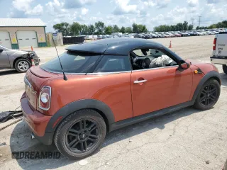 2014 MINI Cooper Coupe with VIN WMWSX1C53ET507902, listed as a Copart auction lot 64094884 with 0 mi miles and Salvage Title. Bid and sale history available at carsss.com. Image 3.