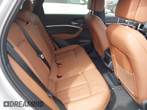 2022 Audi e-tron Premium with VIN WA1AAAGE3NB033122, listed as a IAAI auction lot 42081343 with 36,171 mi miles and . Bid and sale history available at DreamBid. Image 8.