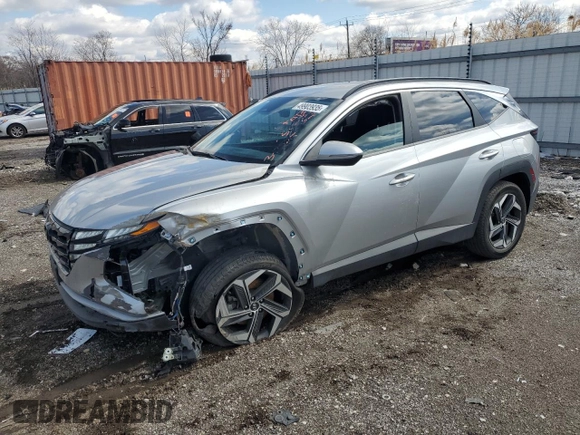 2022 Hyundai Tucson SEL with VIN 5NMJFCAE3NH031782, listed as a Copart auction lot 49903935 with 35,620 mi miles and Salvage Title. Bid and sale history available at carsss.com. Image 1.