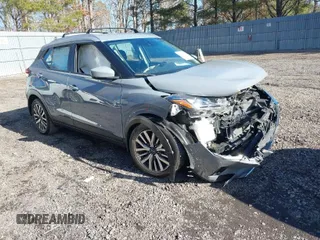2023 Nissan Kicks SV with VIN 3N1CP5CV4PL566045, listed as a IAAI auction lot 41537722 with 21,959 mi miles. Bid and sale history available at carsss.com. Image 1.