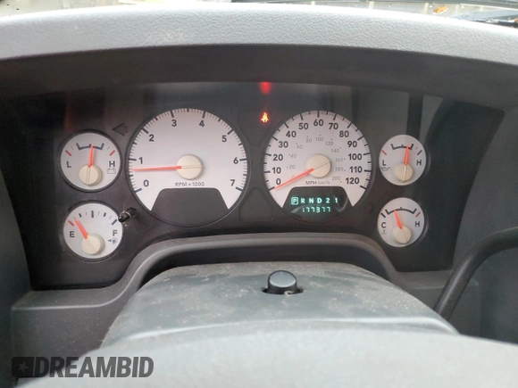 2007 Dodge 1500 ST with VIN 1D7HU18P87J507401, listed as a Copart auction lot 43823185 with 177,377 mi miles and Clean Title. Bid and sale history available at DreamBid. Image 9.