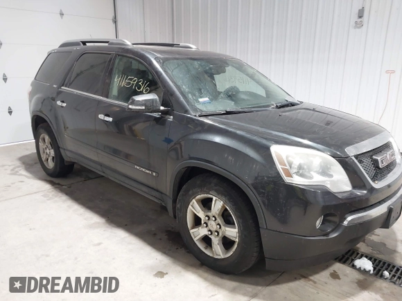 2007 GMC Acadia SLT with VIN 1GKEV337X7J122245, listed as a IAAI auction lot 41159316 with 229,120 mi miles. Bid and sale history available at carsss.com. Image 1.