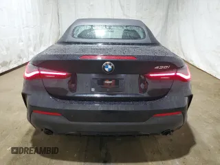 2023 BMW 4 Series 430i z VIN WBA23AT06PCL91792, wystawiony jako Copart lot #85511134 z przebiegiem 14 326 mil mil oraz Nie do naprawy. Historia ofert i sprzedaży dostępna na DreamBid. Obrazek 6.