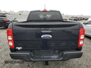 2021 Ford Ranger XL with VIN 1FTER4FH2MLD30422, listed as a Copart auction lot 50845665 with 22,480 mi miles and Salvage title. Bid and sale history available at DreamBid. Image 6.