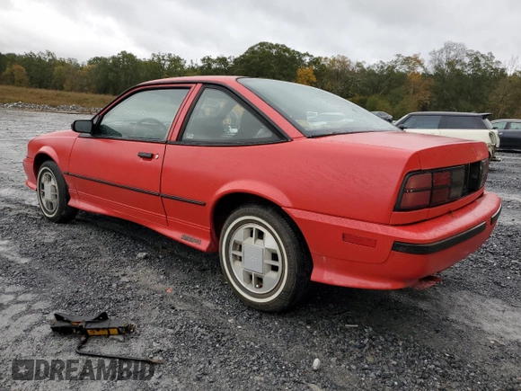1990 Chevrolet Cavalier with VIN 1G1JF14T7L7118385, listed as a Copart auction lot 80927584 with 91,776 mi miles and Clean Title. Bid and sale history available at DreamBid. Image 2.