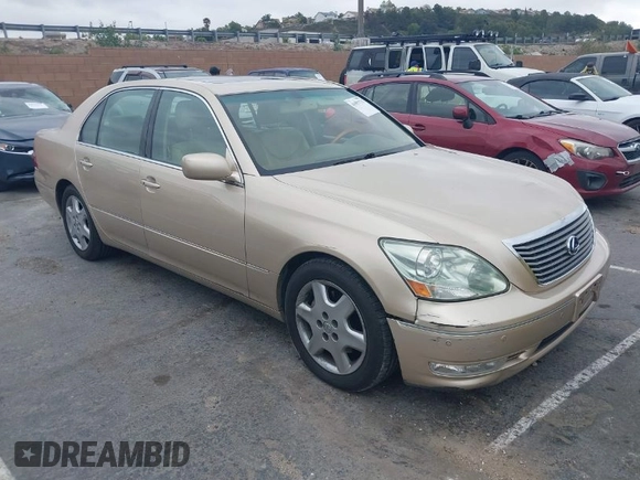 2004 Lexus LS 430 with VIN JTHBN36F440172091, listed as a IAAI auction lot 41997732 with 196,419 mi miles and . Bid and sale history available at carsss.com. Image 1.