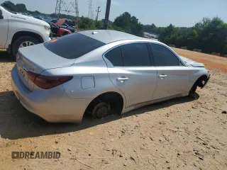 2018 Infiniti Q50 Luxe with VIN JN1EV7AP8JM363476, listed as a Copart auction lot 61403305 with Not provided miles and Salvage title. Bid and sale history available at DreamBid. Image 3.