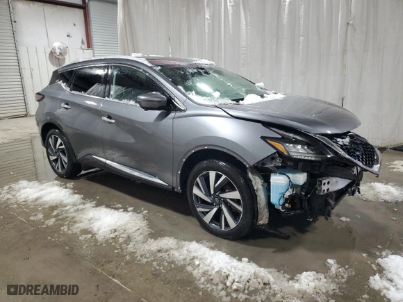 2023 Nissan Murano SL with VIN 5N1AZ2CS7PC129456, listed as a Copart auction lot 45384865 with 0 mi miles and Salvage Title. Bid and sale history available at carsss.com. Image 4.