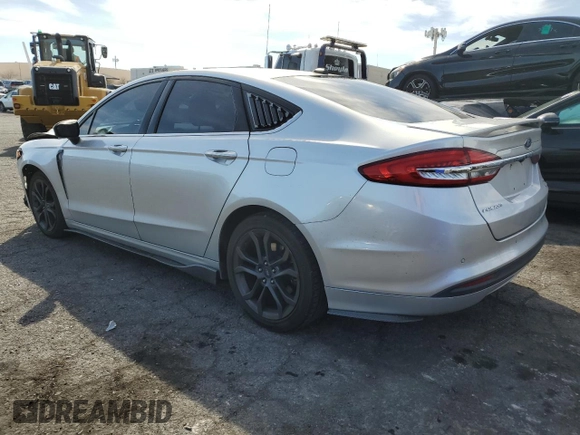 2018 Ford Fusion SE with VIN 3FA6P0HD5JR218598, listed as a Copart auction lot 48628155 with 89,785 mi miles and Salvage Title. Bid and sale history available at carsss.com. Image 2.