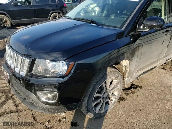 2017 Jeep Compass High Altitude with VIN 1C4NJDEB8HD190090, listed as a Copart auction lot 46407835 with 94,125 mi miles and Salvage Title. Bid and sale history available at carsss.com. Image 11.