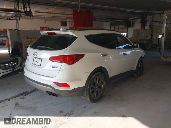 2017 Hyundai Santa Fe Ultimate with VIN 5XYZWDLA2HG491338, listed as a IAAI auction lot 42590671 with 114,521 mi miles and . Bid and sale history available at DreamBid. Image 4.