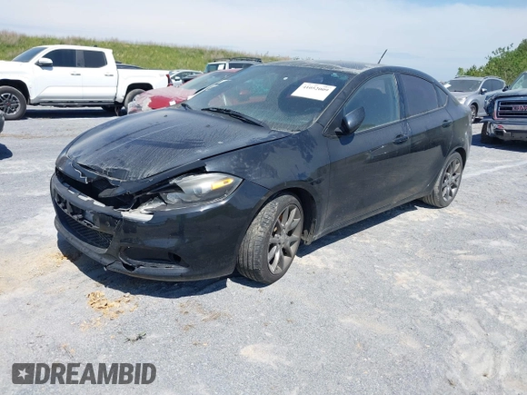 2014 Dodge Dart SXT with VIN 1C3CDFBB4ED868560, listed as a IAAI auction lot 41052009 with 116,476 mi miles. Bid and sale history available at carsss.com. Image 2.