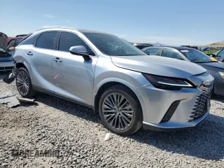 2024 Lexus RX 350h with VIN 2T2BBMCA6RC049507, listed as a Copart auction lot 62135945 with 7,033 mi miles and Salvage title. Bid and sale history available at DreamBid. Image 4.