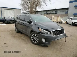 2017 Kia Sedona SX with VIN KNDMC5C13H6319296, listed as a Copart auction lot 84120194 with 74,411 mi miles and Salvage Title. Bid and sale history available at carsss.com. Image 12.