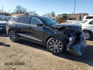 2023 Acura MDX w/Technology Package with VIN 5J8YE1H43PL032761, listed as a Copart auction lot 46911465 with 19,092 mi miles and Salvage Title. Bid and sale history available at carsss.com. Image 4.