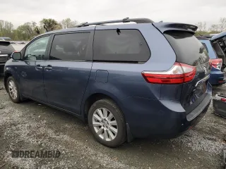2017 Toyota Sienna with VIN 5TDDZ3DC2HS146616, listed as a Copart auction lot 51382805 with 73,740 mi miles and Salvage Title. Bid and sale history available at DreamBid. Image 2.