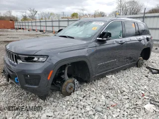 2022 Jeep Grand Cherokee Overland z VIN 1C4RJYD65N8716340, wystawiony jako Copart lot #53912675 z przebiegiem Nie podano mil oraz Szkoda całkowita • Salvage title. Historia ofert i sprzedaży dostępna na DreamBid. Obrazek 1.