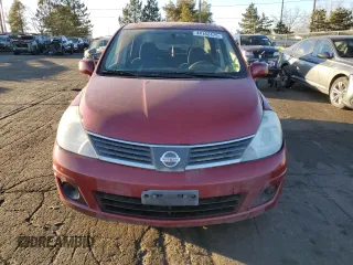 2007 Nissan Versa 1.8 SL with VIN 3N1BC11E67L424170, listed as a Copart auction lot 44162475 with 174,906 mi miles and Salvage Title. Bid and sale history available at carsss.com. Image 5.