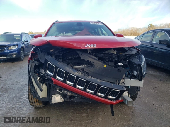 2019 Jeep Compass Latitude with VIN 3C4NJDBB9KT827915, listed as a Copart auction lot 85757104 with 14,713 mi miles and Salvage Title. Bid and sale history available at DreamBid. Image 5.