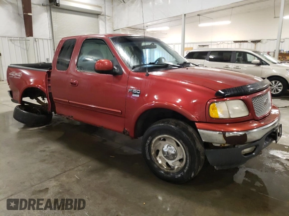1999 Ford F-150 XL with VIN 1FTRX18LXXNC09573, listed as a Copart auction lot 45971425 with 0 mi miles and Salvage Title. Bid and sale history available at carsss.com. Image 4.
